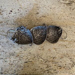 🔥 Metal frog & leaves design dish